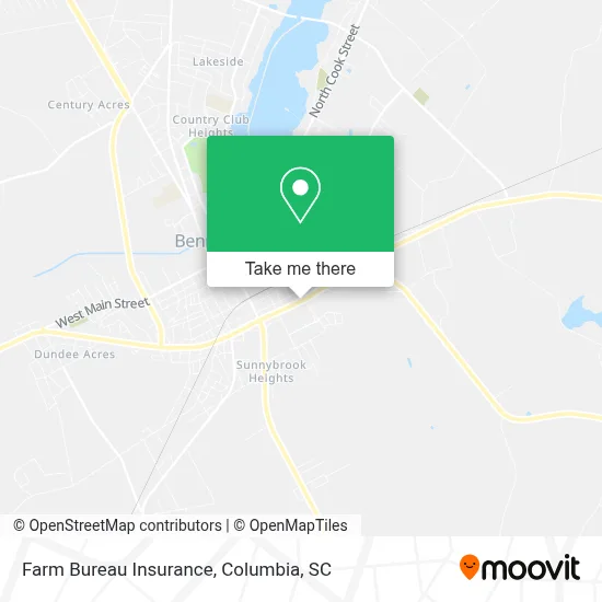 Farm Bureau Insurance map