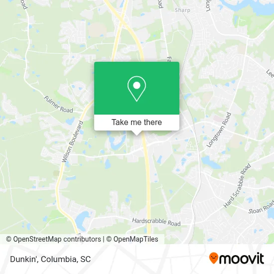 Dunkin' map