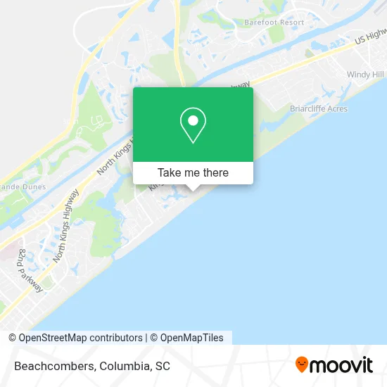 Beachcombers map
