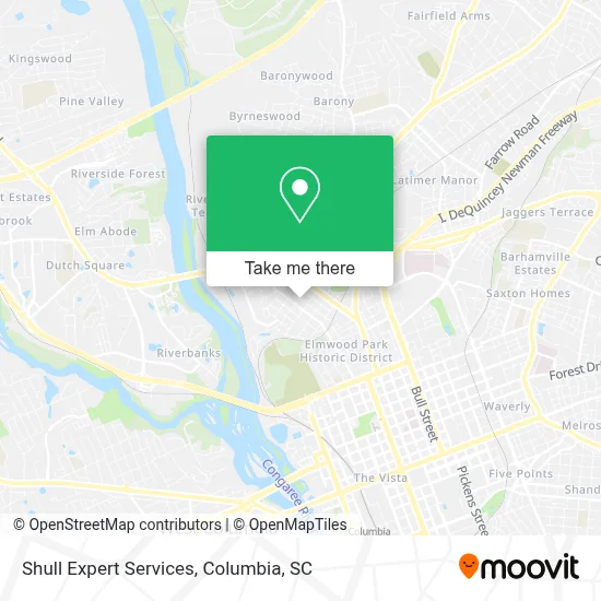 Shull Expert Services map