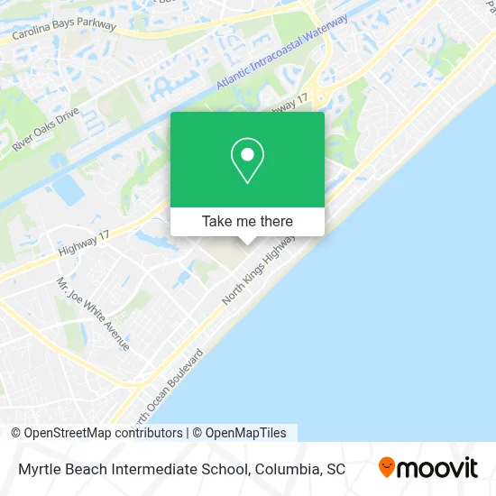 Myrtle Beach Intermediate School map