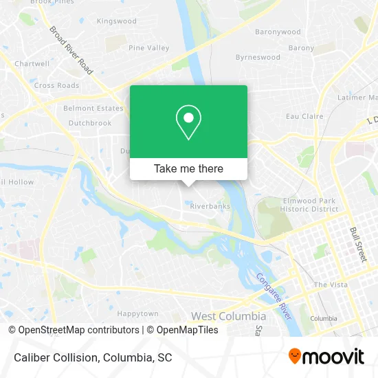 Caliber Collision map