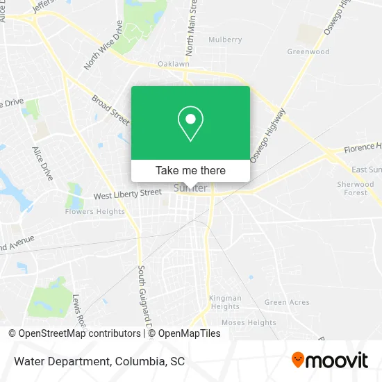 Water Department map