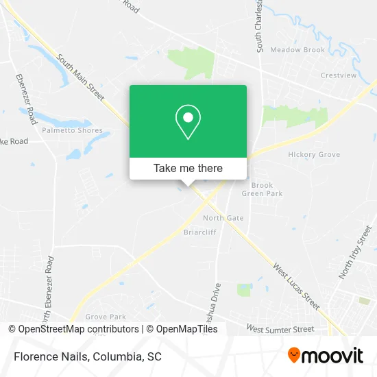 Florence Nails map
