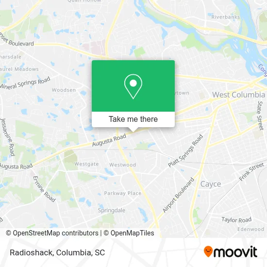 Radioshack map