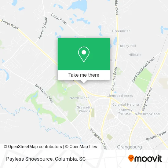 Payless Shoesource map