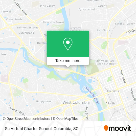 Sc Virtual Charter School map