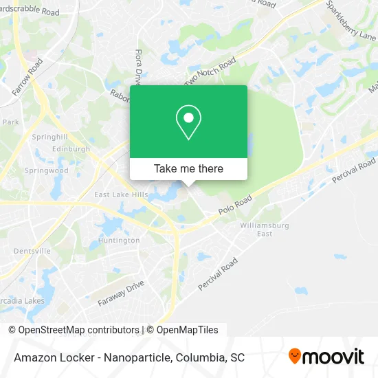 Amazon Locker - Nanoparticle map