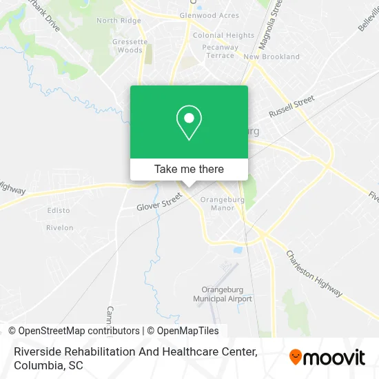 Riverside Rehabilitation And Healthcare Center map
