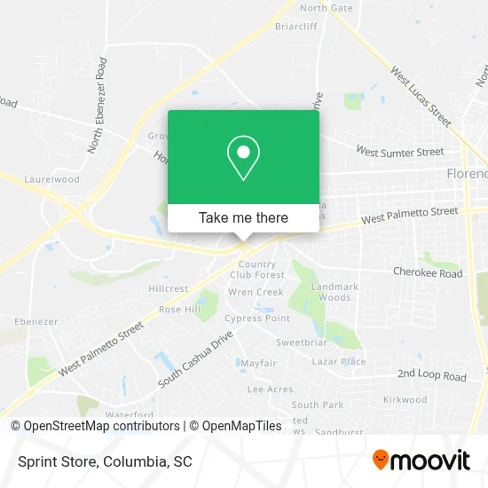 Sprint Store map