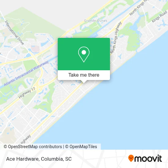 Ace Hardware map