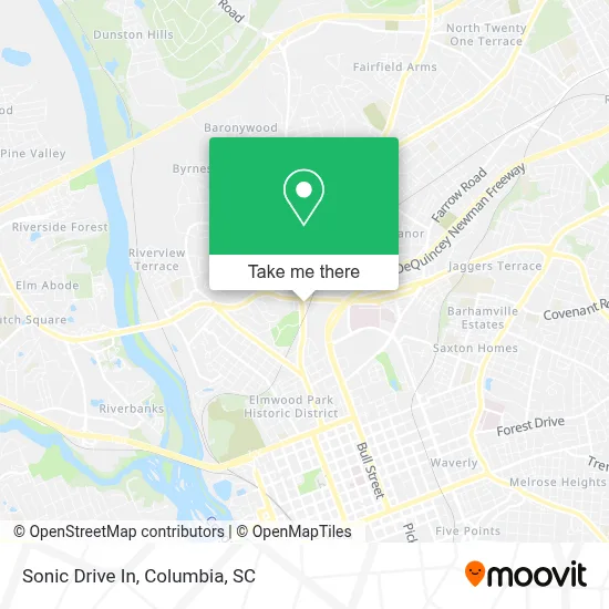Sonic Drive In map