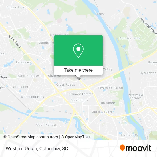 Western Union map