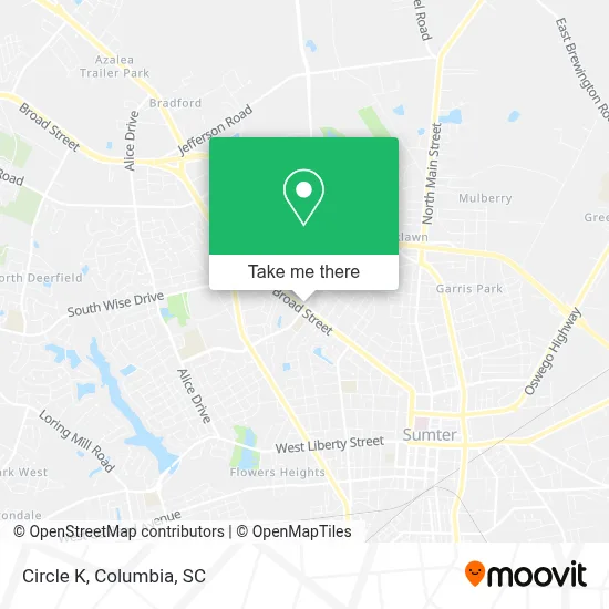 Circle K map