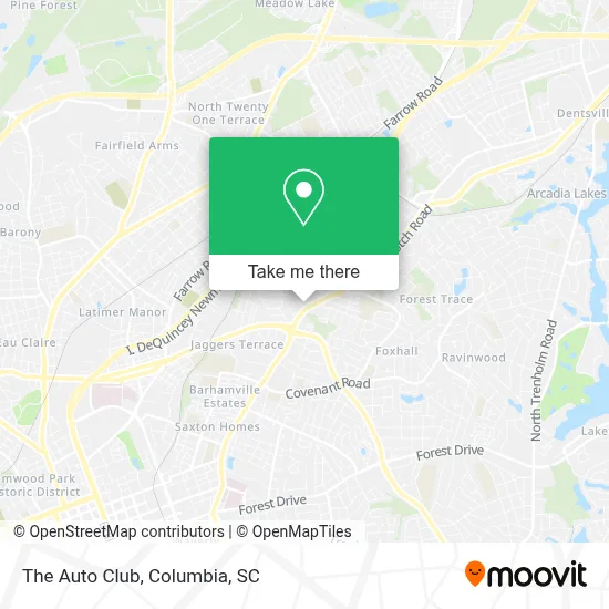 The Auto Club map