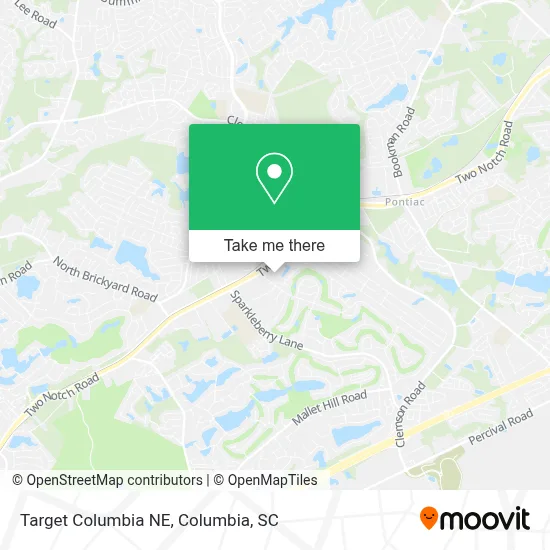 Target Columbia NE map