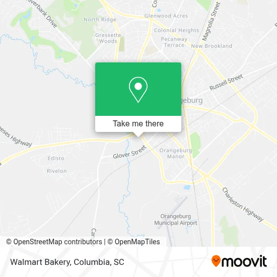 Walmart Bakery map