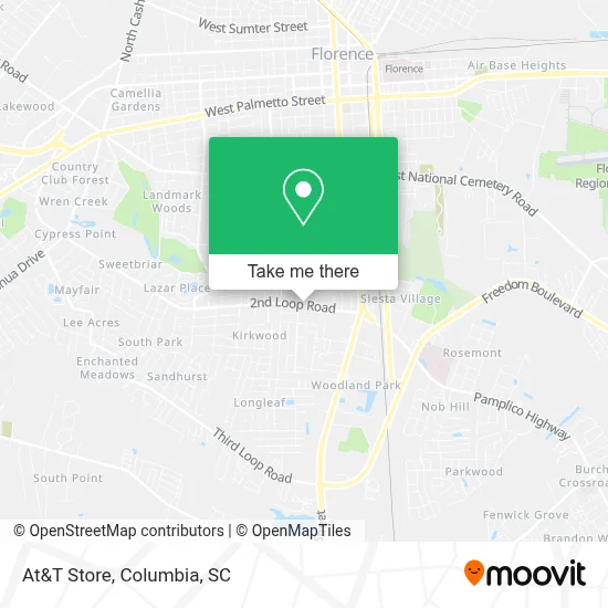At&T Store map