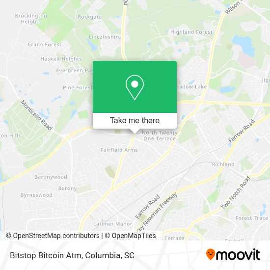 Bitstop Bitcoin Atm map