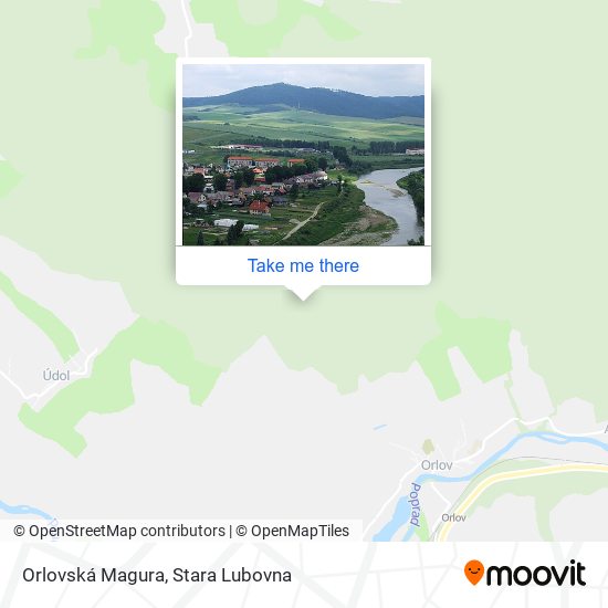 Orlovská Magura map