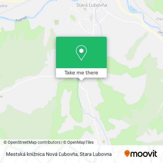 Mestská knižnica Nová Ľubovňa map