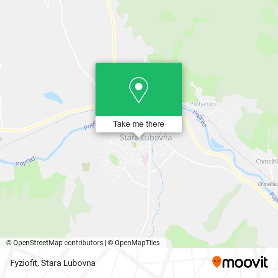 Fyziofit map