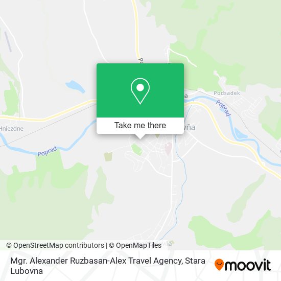 Mgr. Alexander Ruzbasan-Alex Travel Agency map