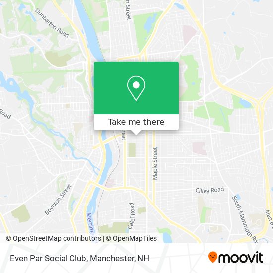 Even Par Social Club map