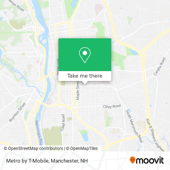 Mapa de Metro by T-Mobile