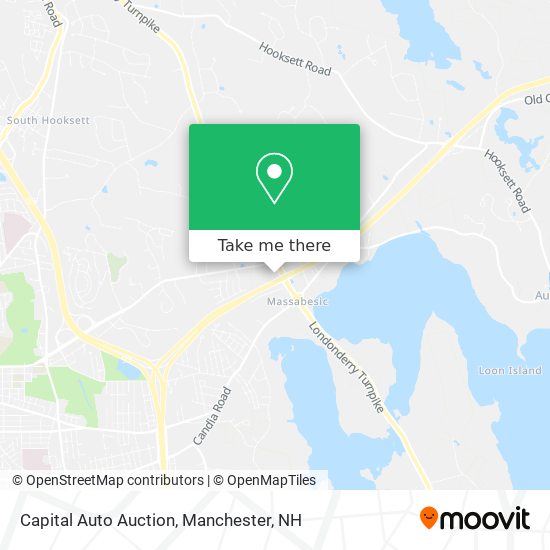 Capital Auto Auction map