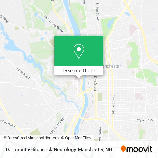 Dartmouth-Hitchcock Neurology map