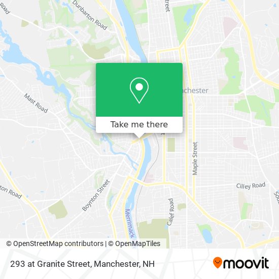 293 at Granite Street map