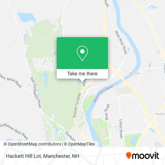 Hackett Hill Lot map
