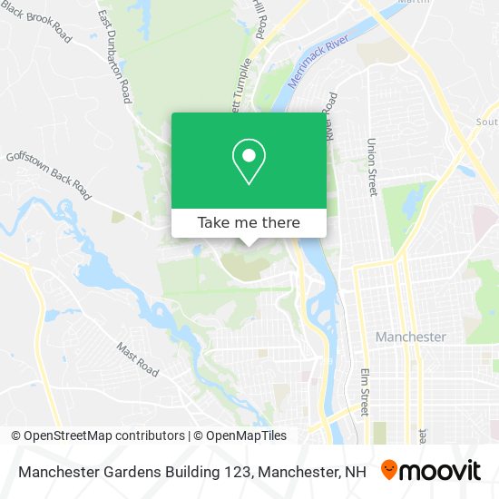 Manchester Gardens Building 123 map