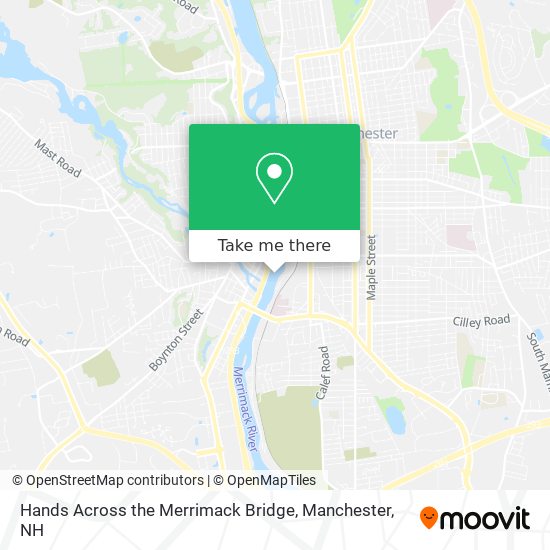 Mapa de Hands Across the Merrimack Bridge