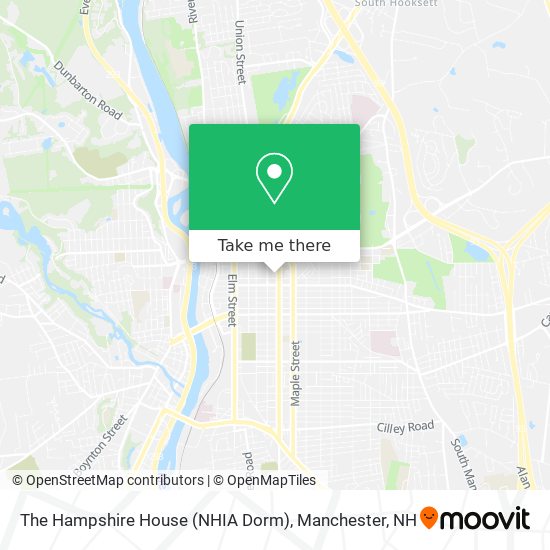 The Hampshire House (NHIA Dorm) map