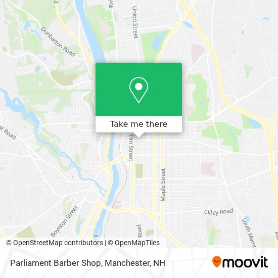 Mapa de Parliament Barber Shop