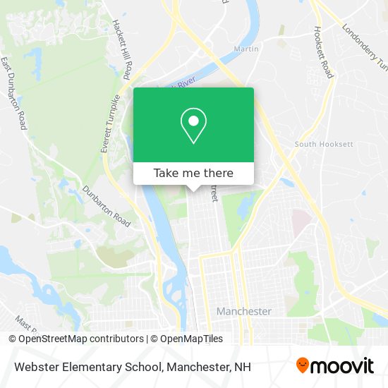 Mapa de Webster Elementary School