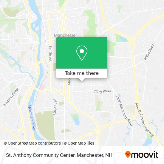 Mapa de St. Anthony Community Center