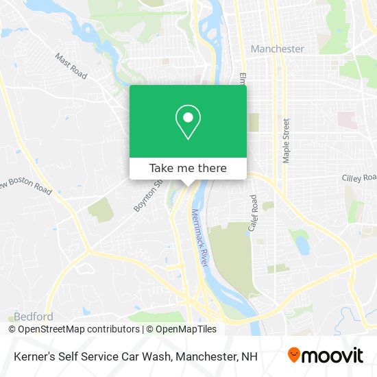 Kerner's Self Service Car Wash map