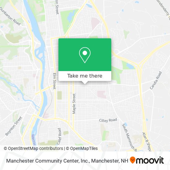Manchester Community Center, Inc. map