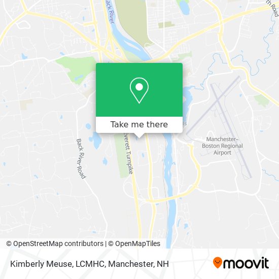 Kimberly Meuse, LCMHC map