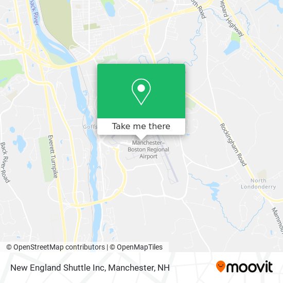 New England Shuttle Inc map