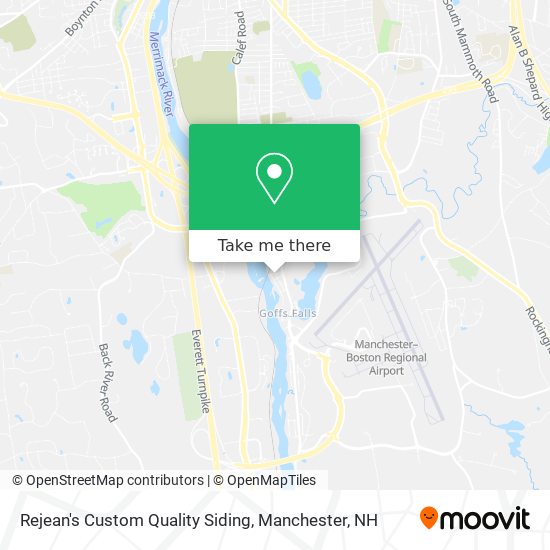 Rejean's Custom Quality Siding map