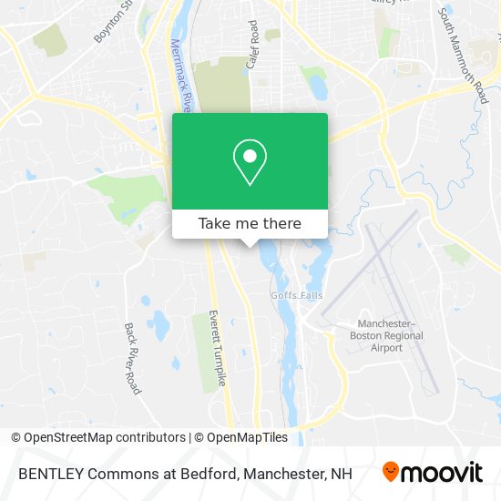 BENTLEY Commons at Bedford map