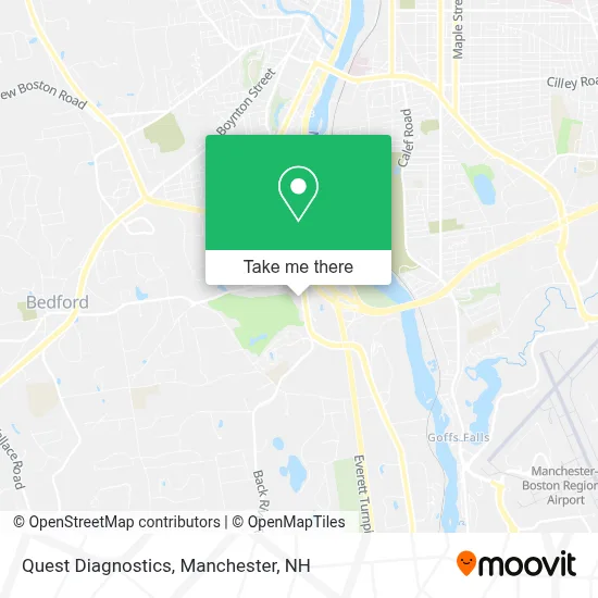 Quest Diagnostics map