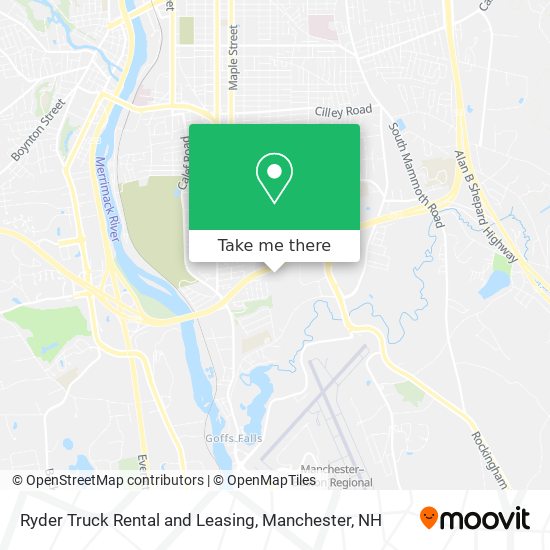 Mapa de Ryder Truck Rental and Leasing