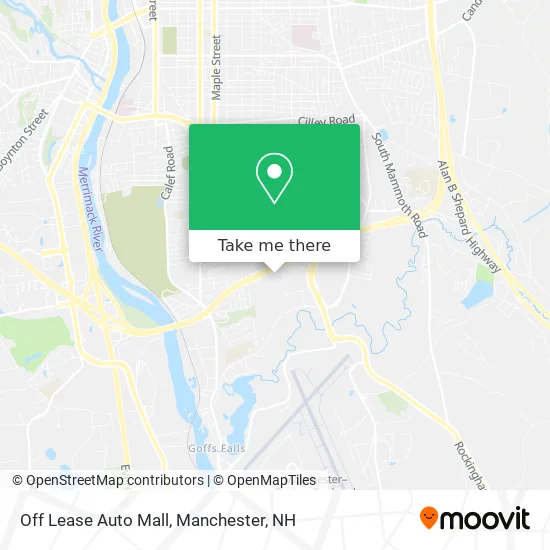 Off Lease Auto Mall map