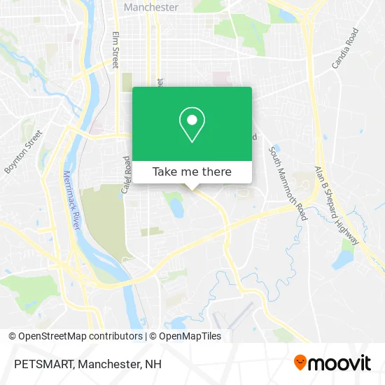 PETSMART map