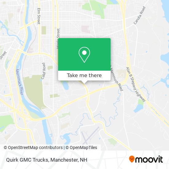 Quirk GMC Trucks map